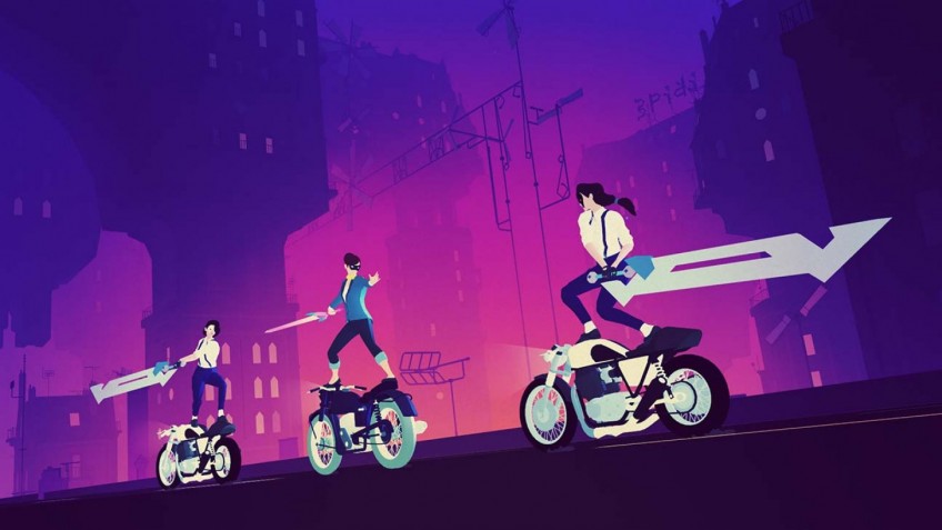 Скриншот из игры Sayonara Wild Hearts - 1