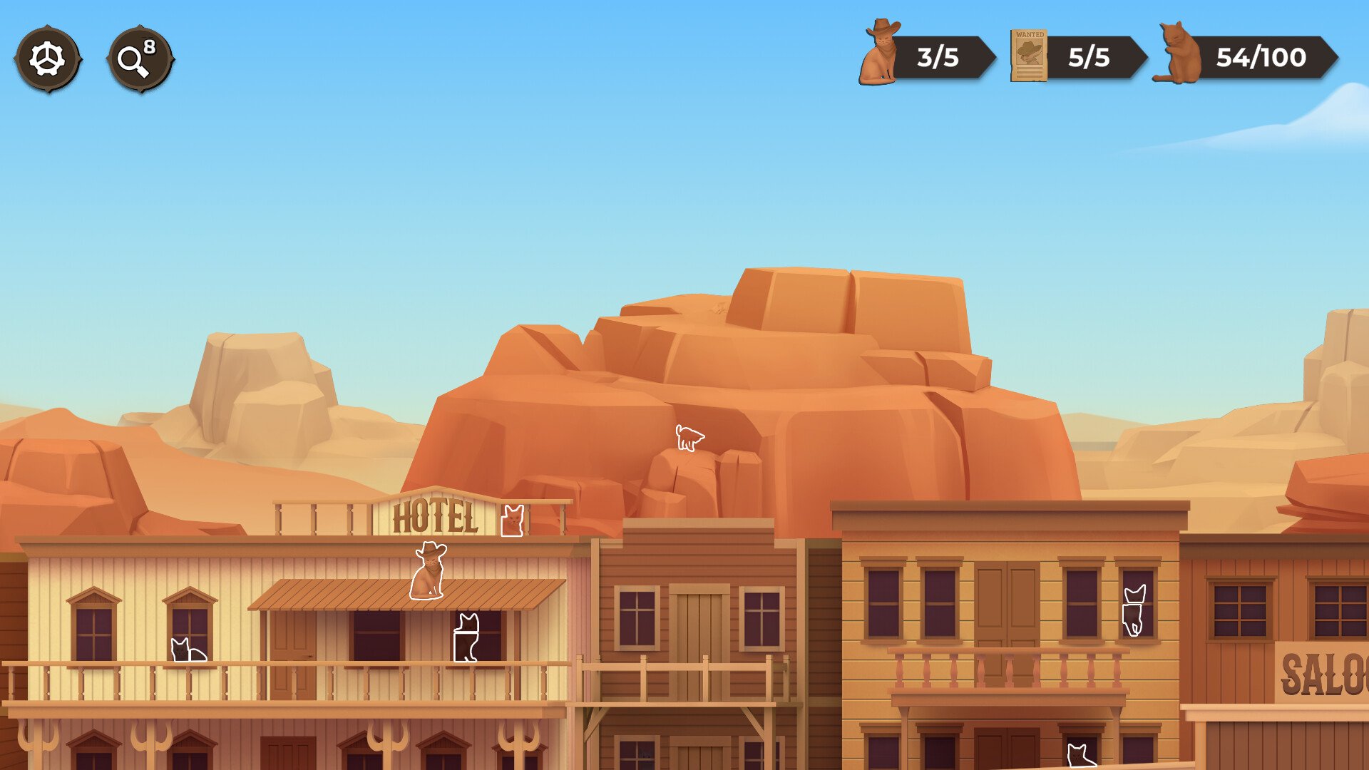 Скриншот из игры Cat Search In The Wild West - 7