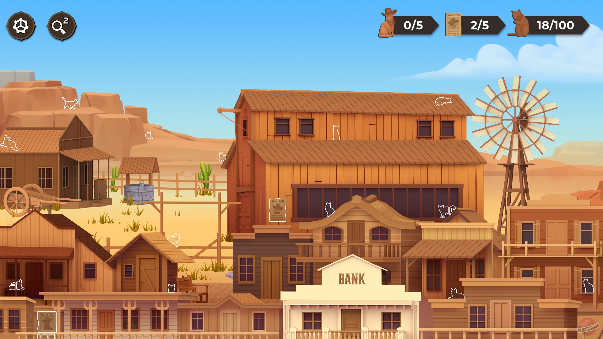 Скриншот из игры Cat Search In The Wild West - 6