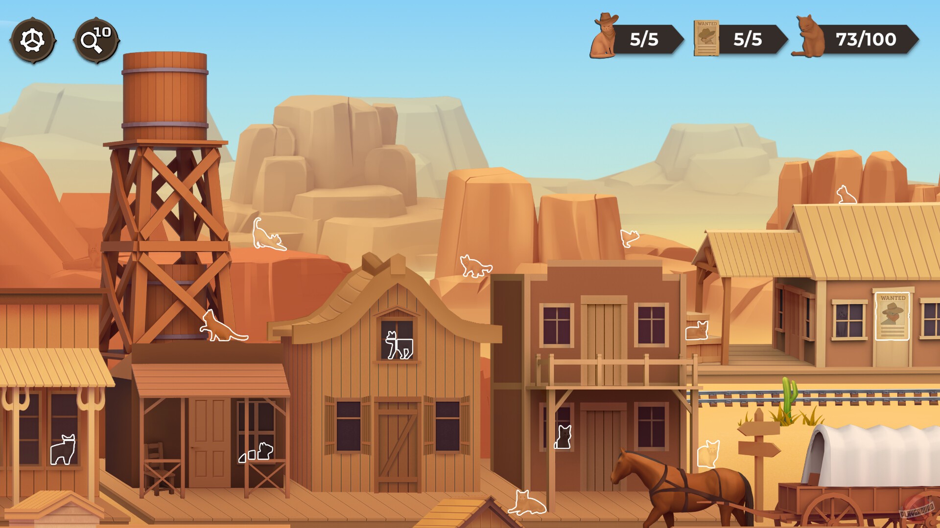 Скриншот из игры Cat Search In The Wild West - 10