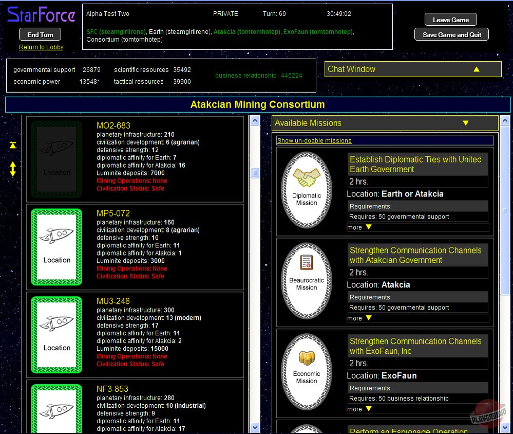 Скриншот из игры StarForce 2193: The Hotep Controversy - 1