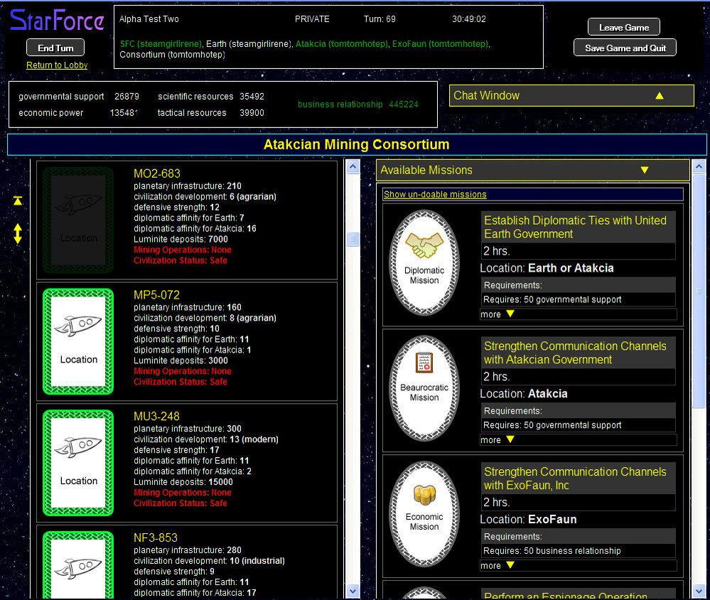 Скриншот из игры StarForce: 2193 - 3