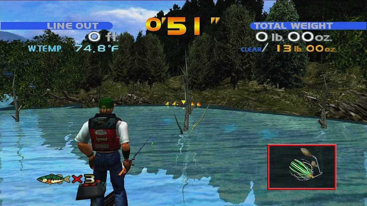 Скриншот из игры SEGA Bass Fishing - 18