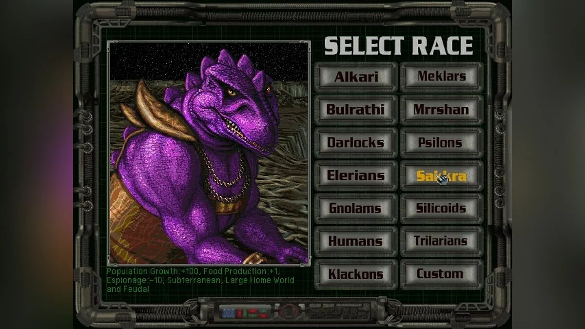 Скриншот из игры Master of Orion 2: Battle at Antares - 13