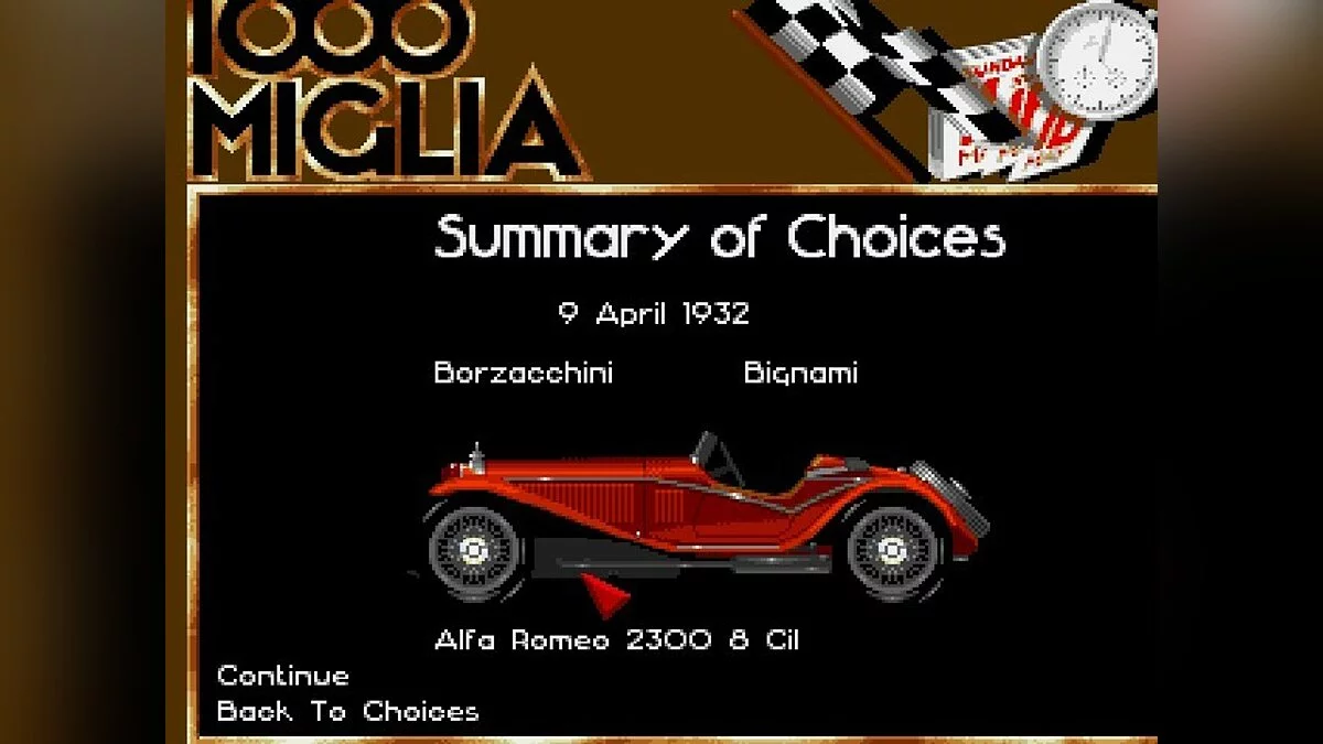 Скриншот из игры 1000 Miglia - 8