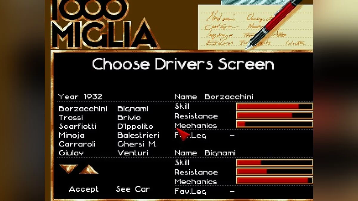 Скриншот из игры 1000 Miglia - 7