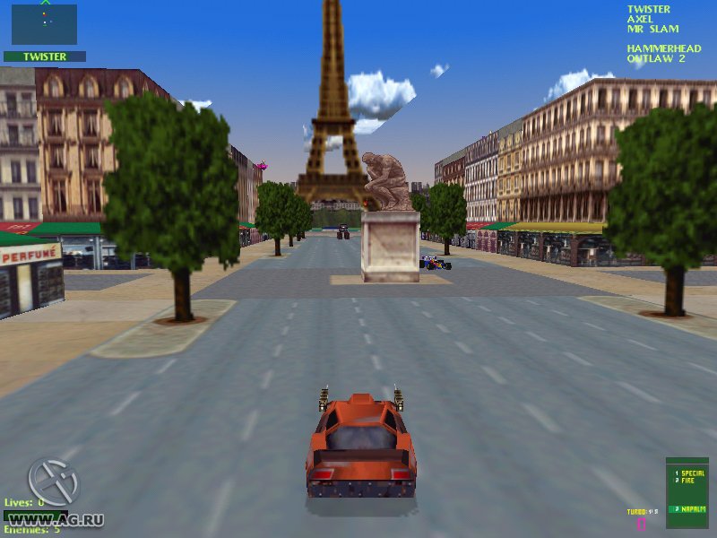 Скриншот из игры Twisted Metal 2 - 11