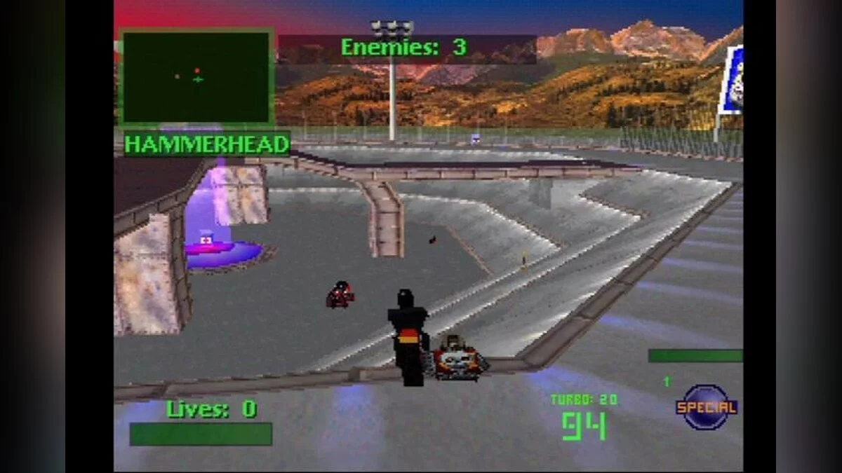 Скриншот из игры Twisted Metal 2 - 25