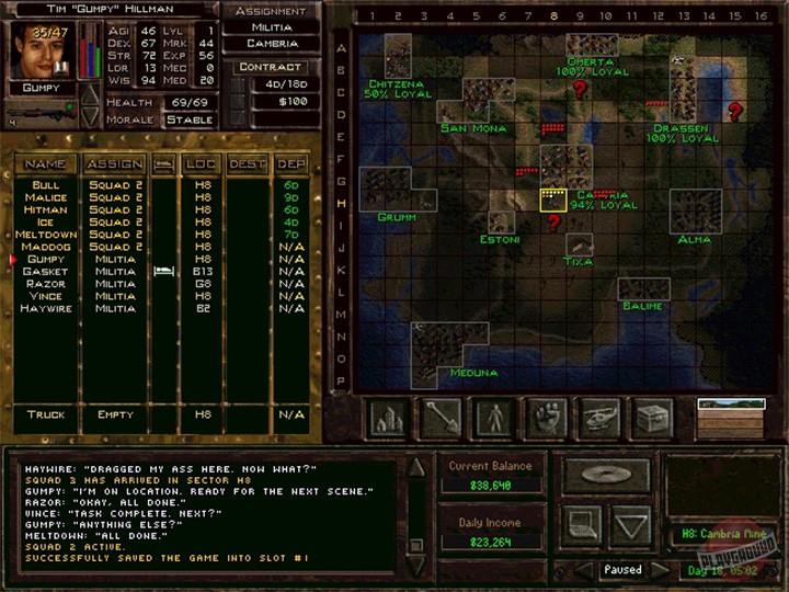 Скриншот из игры Jagged Alliance 2 - 48