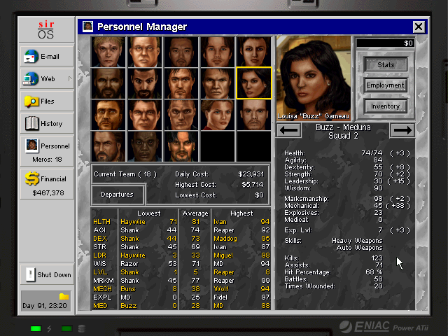 Скриншот из игры Jagged Alliance 2 - 49