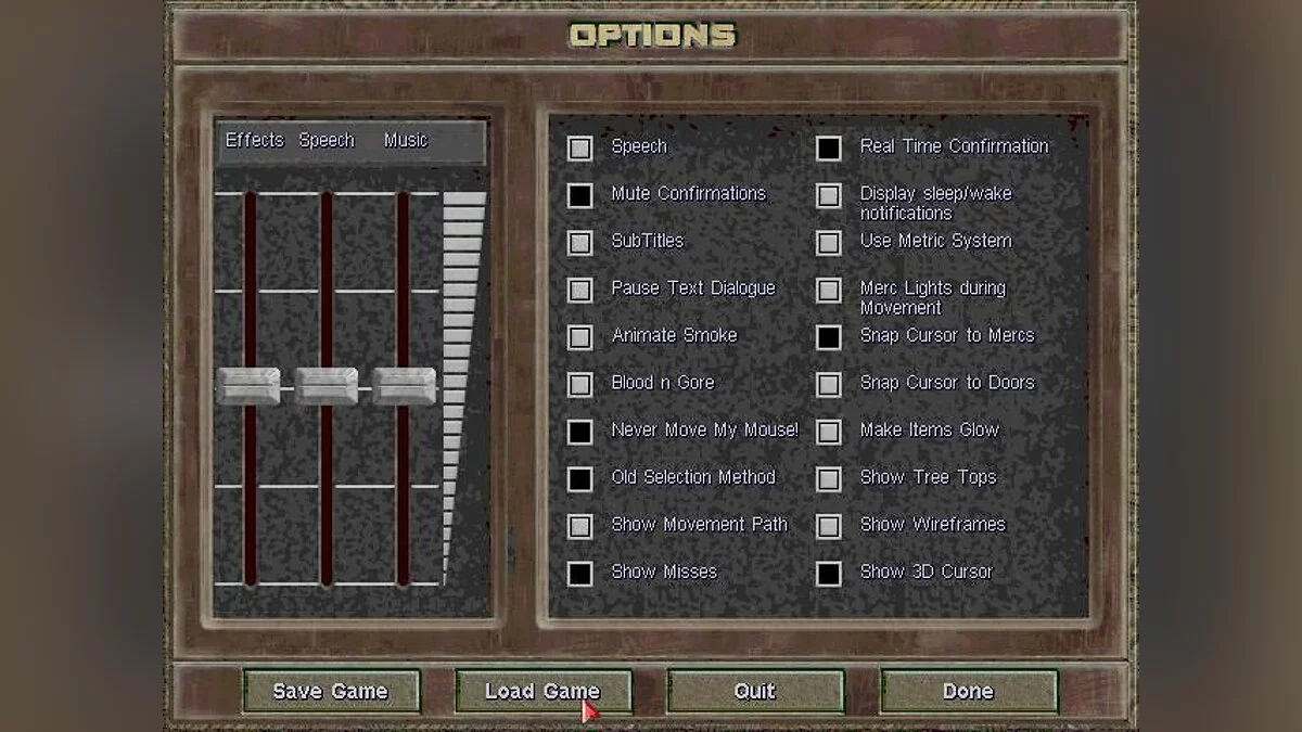Скриншот из игры Jagged Alliance 2 - 12