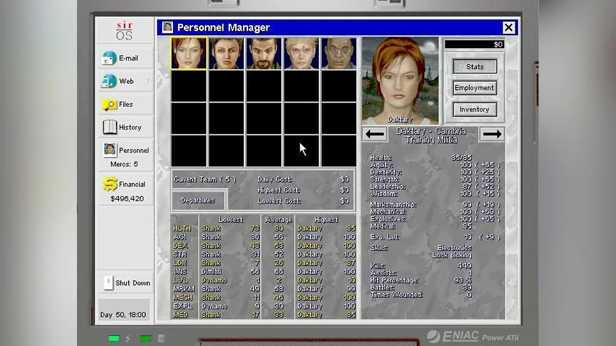 Скриншот из игры Jagged Alliance 2 - 9