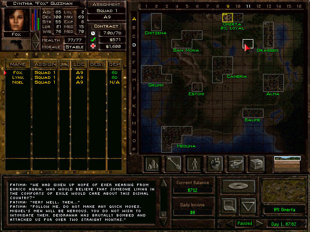 Скриншот из игры Jagged Alliance 2 - 60