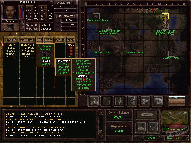 Скриншот из игры Jagged Alliance 2 - 20