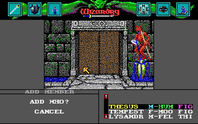 Скриншот из игры Wizardry 6: Bane of the Cosmic Forge - 16