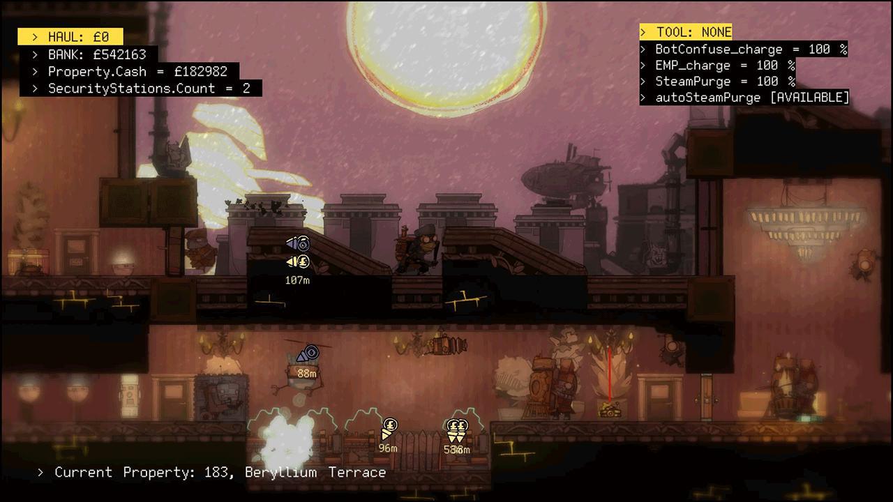 Скриншот из игры The Swindle - 4