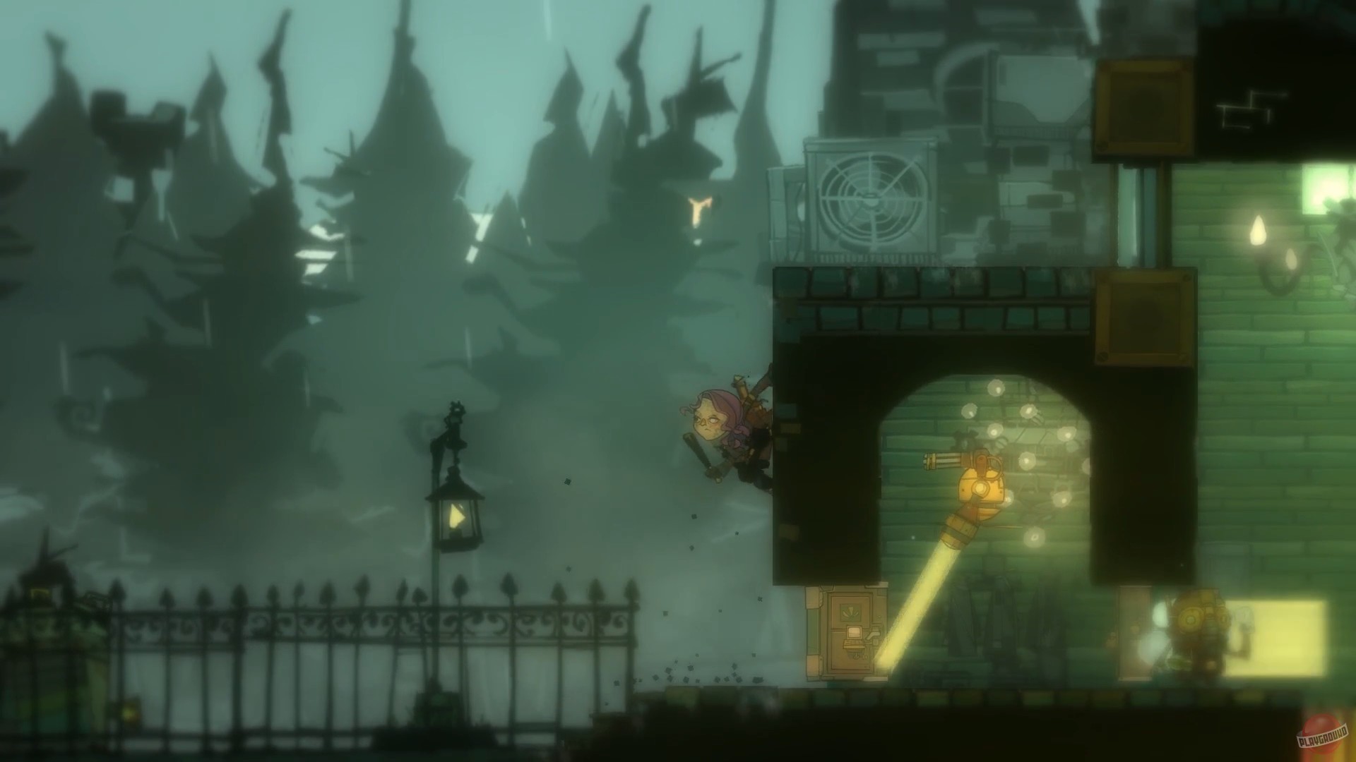 Скриншот из игры The Swindle - 3