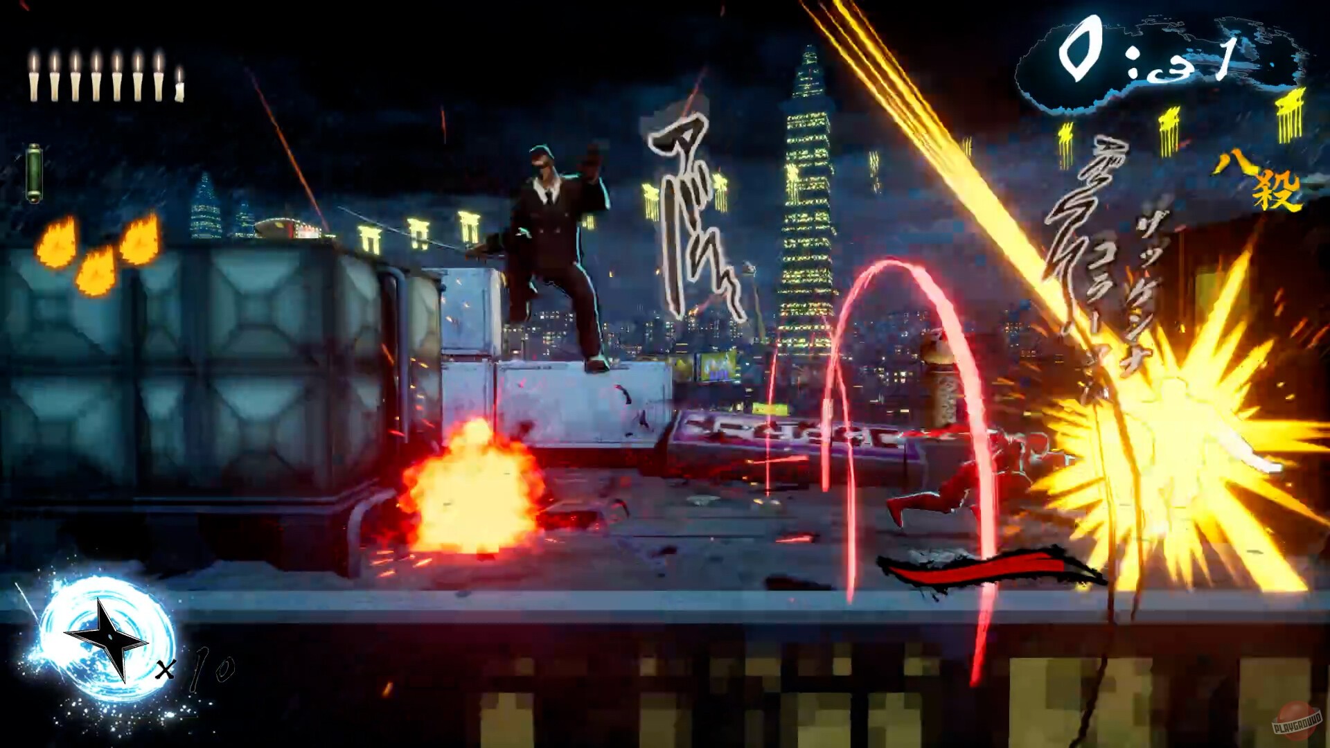 Скриншот из игры Ninja Slayer: Neo-Saitama In Flames - 4