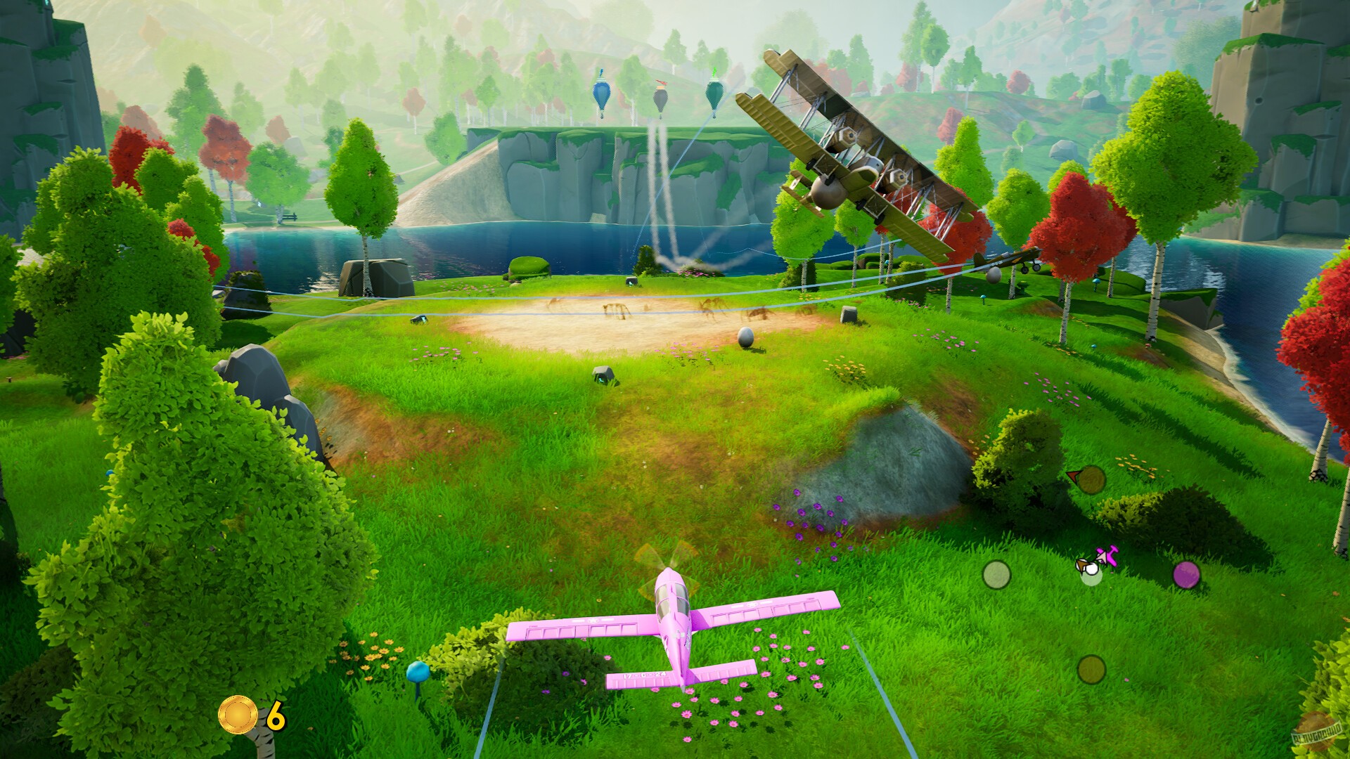 Скриншот из игры Couch Planes - 2