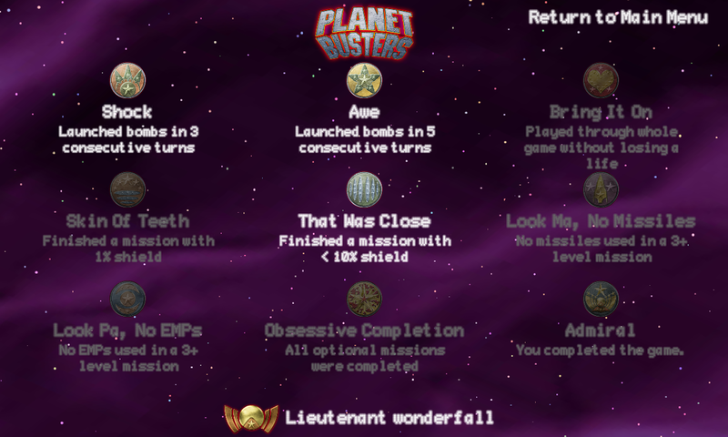 Скриншот из игры Planet Busters - 12