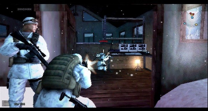 Скриншот из игры SOCOM: U.S. Navy SEALs Fireteam Bravo 3 - 9