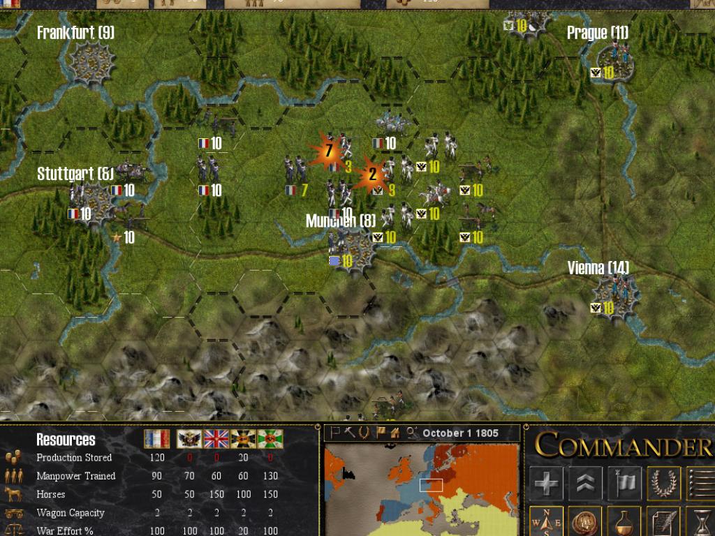 Скриншот из игры Commander: Napoleon at War - 9