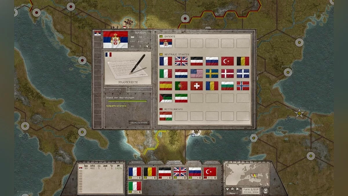 Скриншот из игры Commander: The Great War - 14