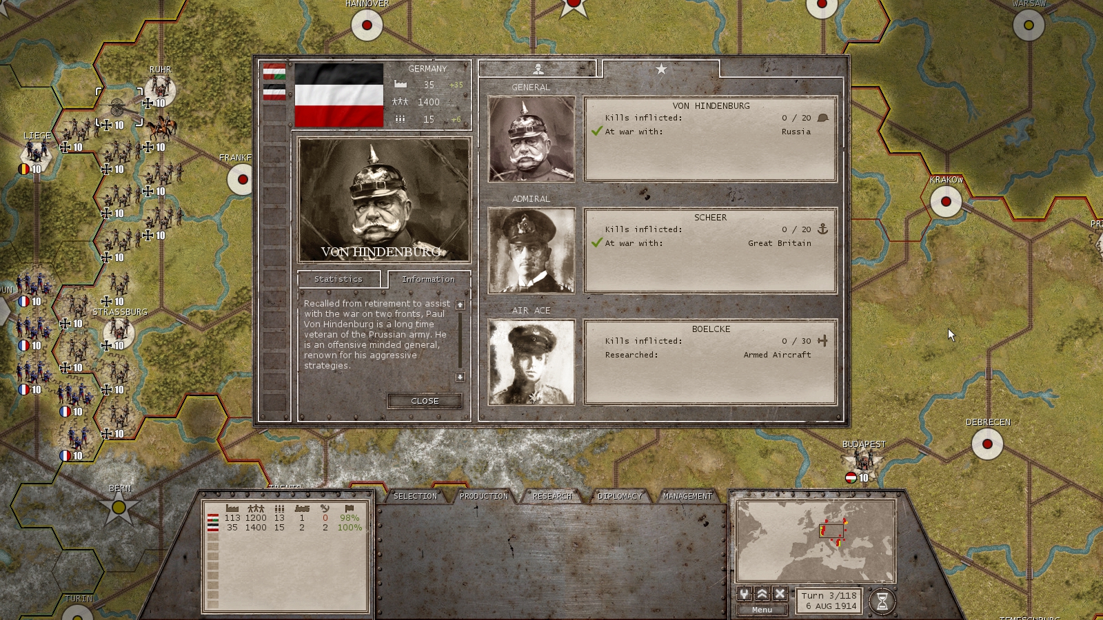 Скриншот из игры Commander: The Great War - 11