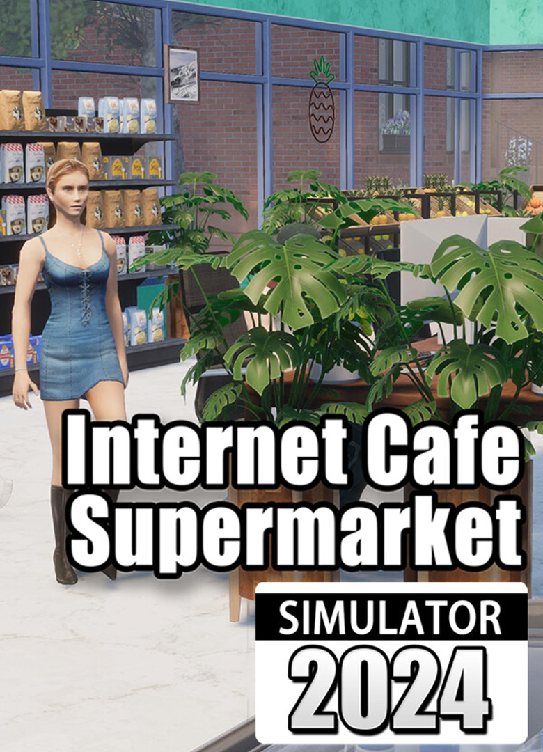 Обложка игры Internet Cafe & Supermarket Simulator 2024