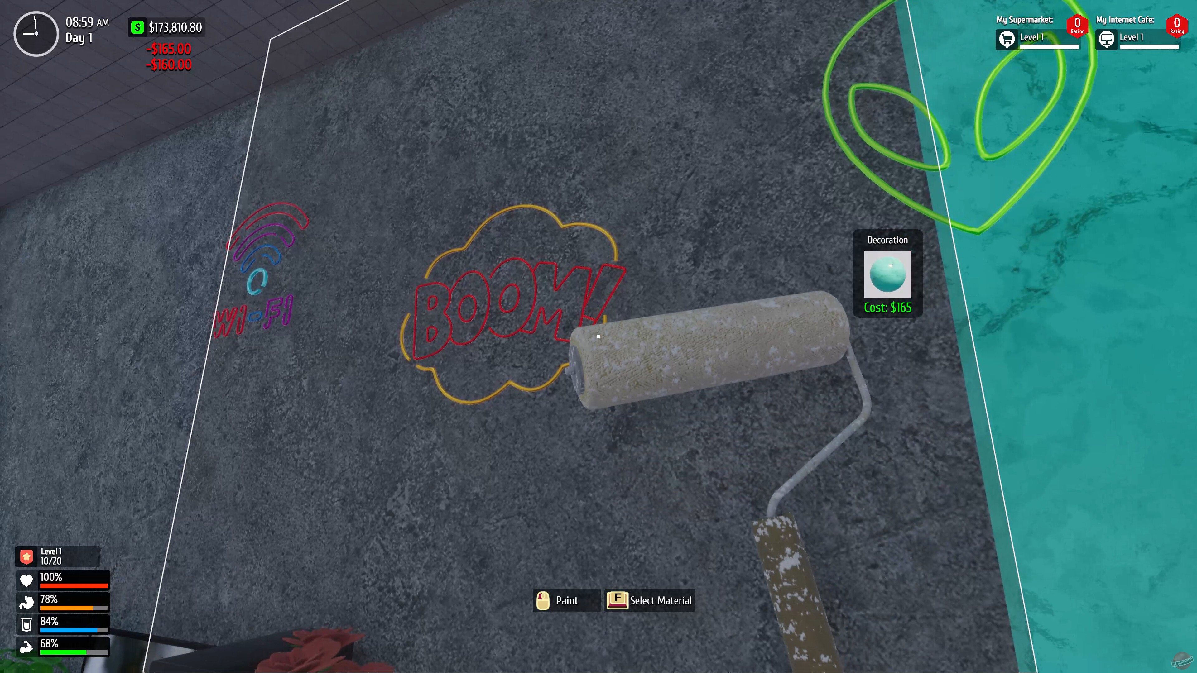 Скриншот из игры Internet Cafe & Supermarket Simulator 2024 - 6