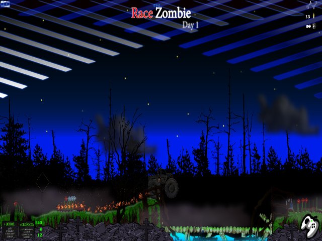 Скриншот из игры Zombie Race - 2