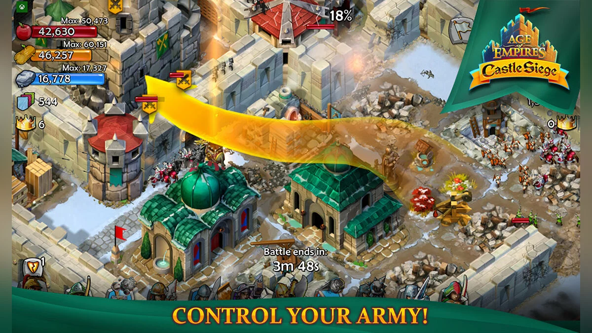 Скриншот из игры Age of Empires: Castle Siege - 10
