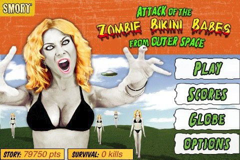 Скриншот из игры Attack Of The Zombie Bikini Babes From Outer Space - 1