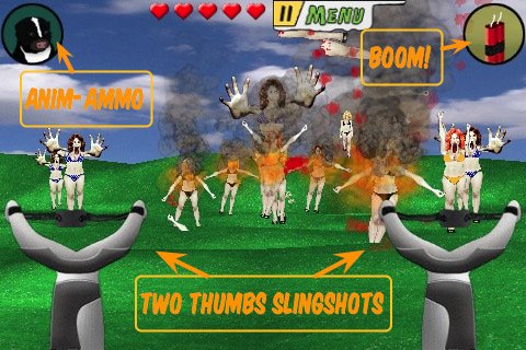 Скриншот из игры Attack Of The Zombie Bikini Babes From Outer Space - 3