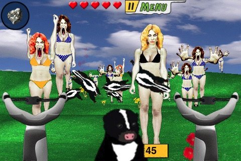 Скриншот из игры Attack Of The Zombie Bikini Babes From Outer Space - 4