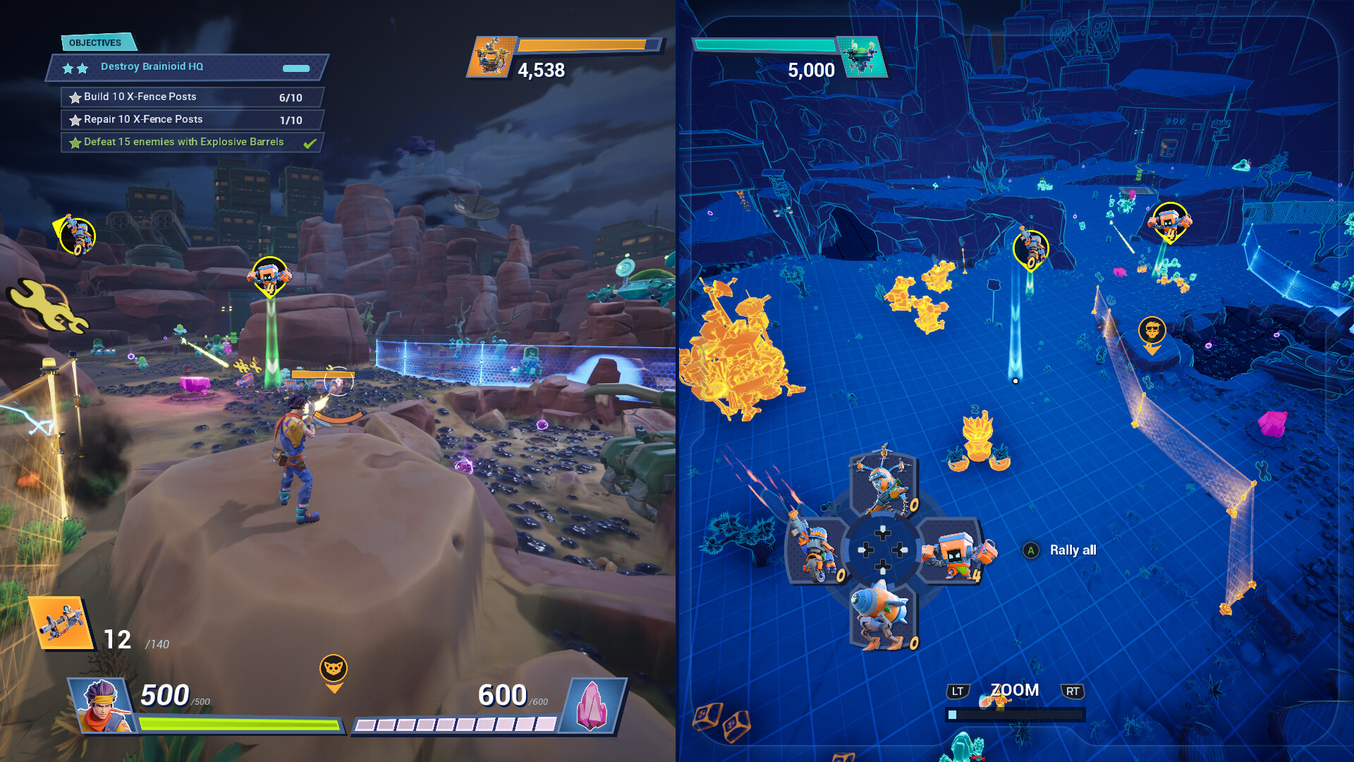 Скриншот из игры Chip 'n Clawz vs. The Brainioids - 7
