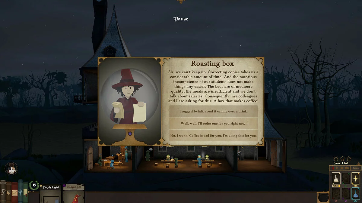 Скриншот из игры Spellcaster University - 18