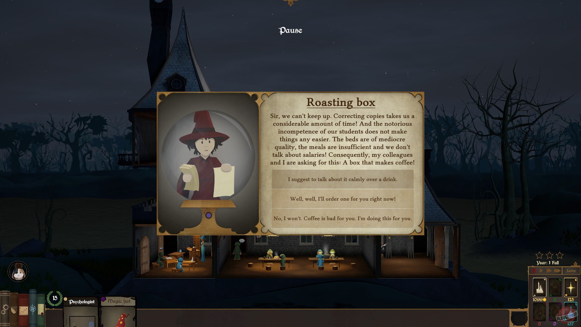 Скриншот из игры Spellcaster University - 21