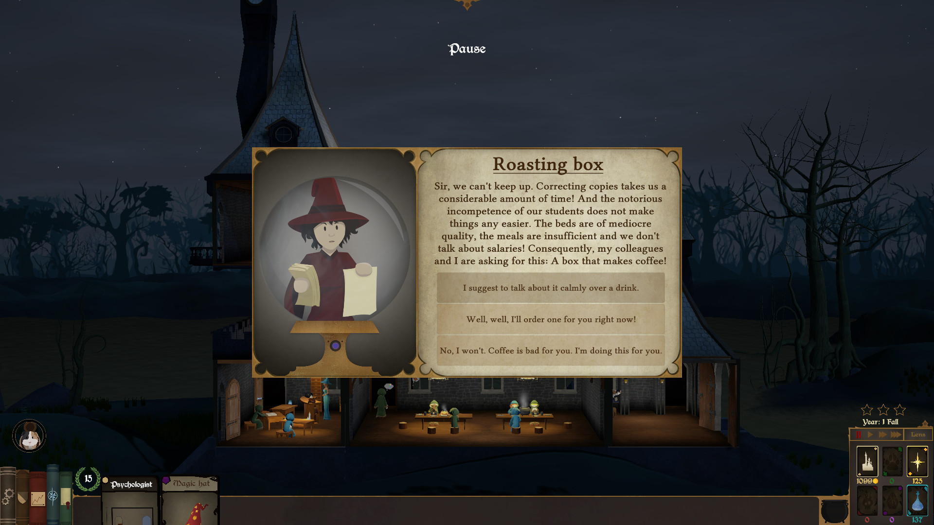 Скриншот из игры Spellcaster University - 8