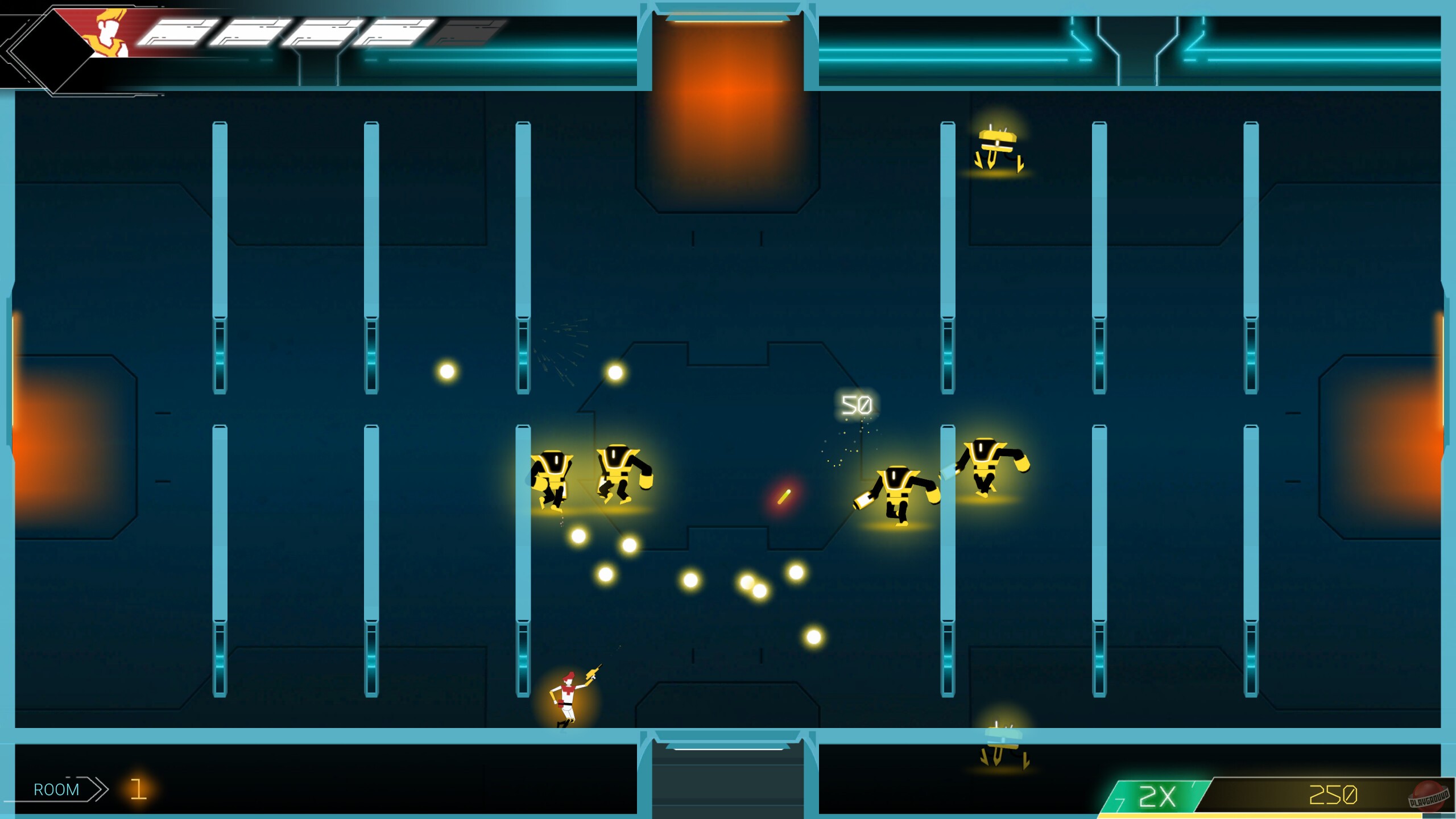 Скриншот из игры Berzerk: Recharged - 2
