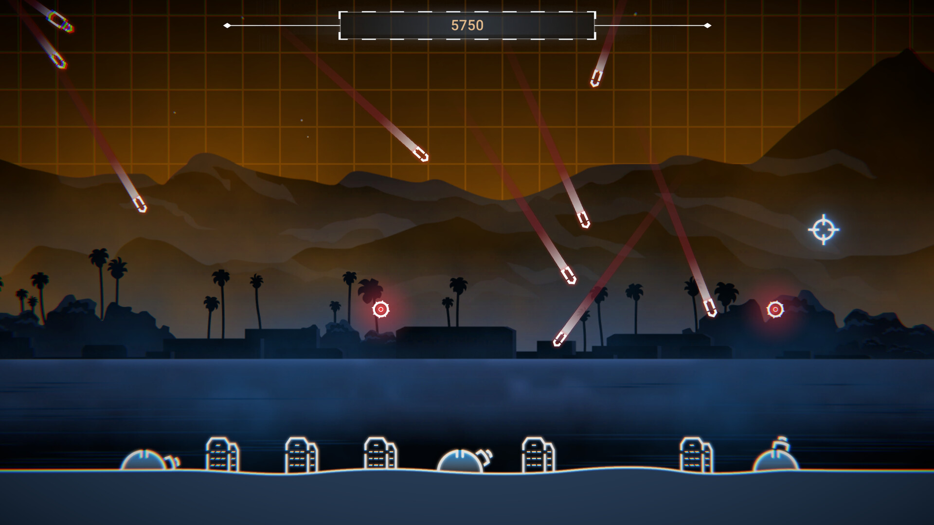 Скриншот из игры Missile Command: Recharged - 1