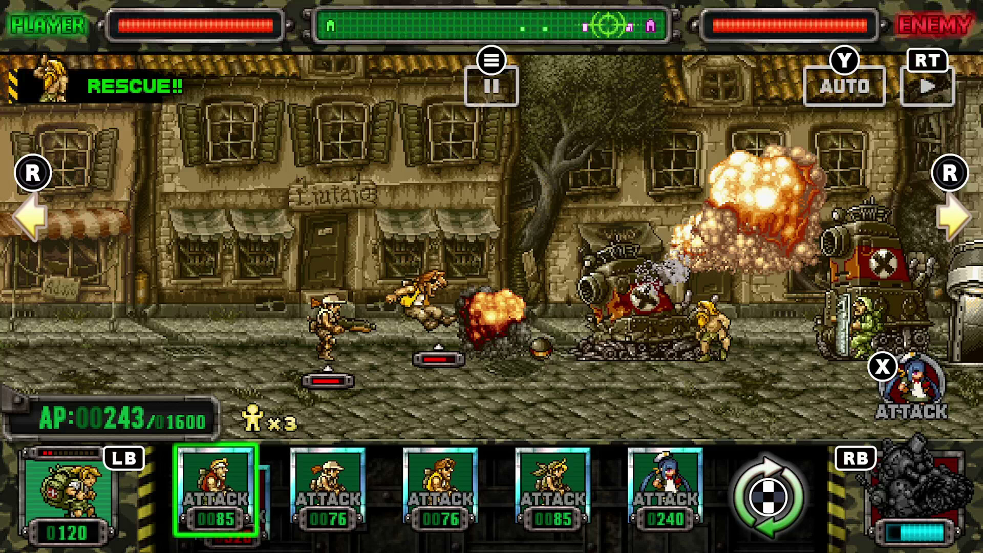 Скриншот из игры METAL SLUG ATTACK RELOADED - 1