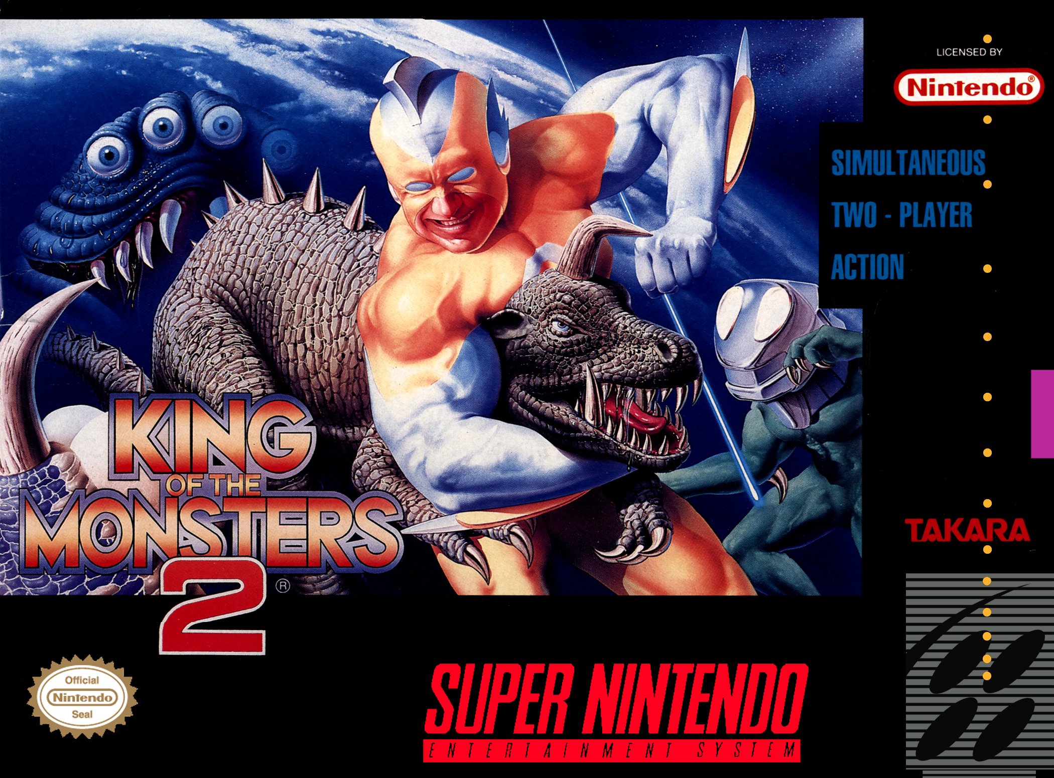 Обложка игры King of the Monsters 2