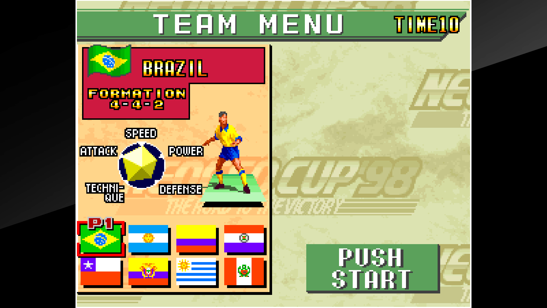 Скриншот из игры Neo Geo Cup '98: The Road to the Victory - 6