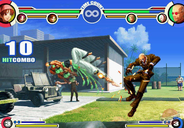 Скриншот из игры The King of Fighters 11 - 1