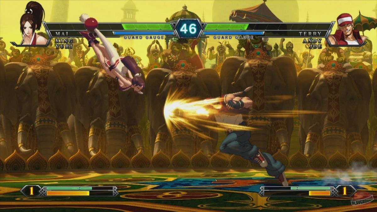 Скриншот из игры The King of Fighters 13 - 8