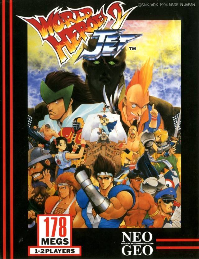 Обложка игры World Heroes 2 JET