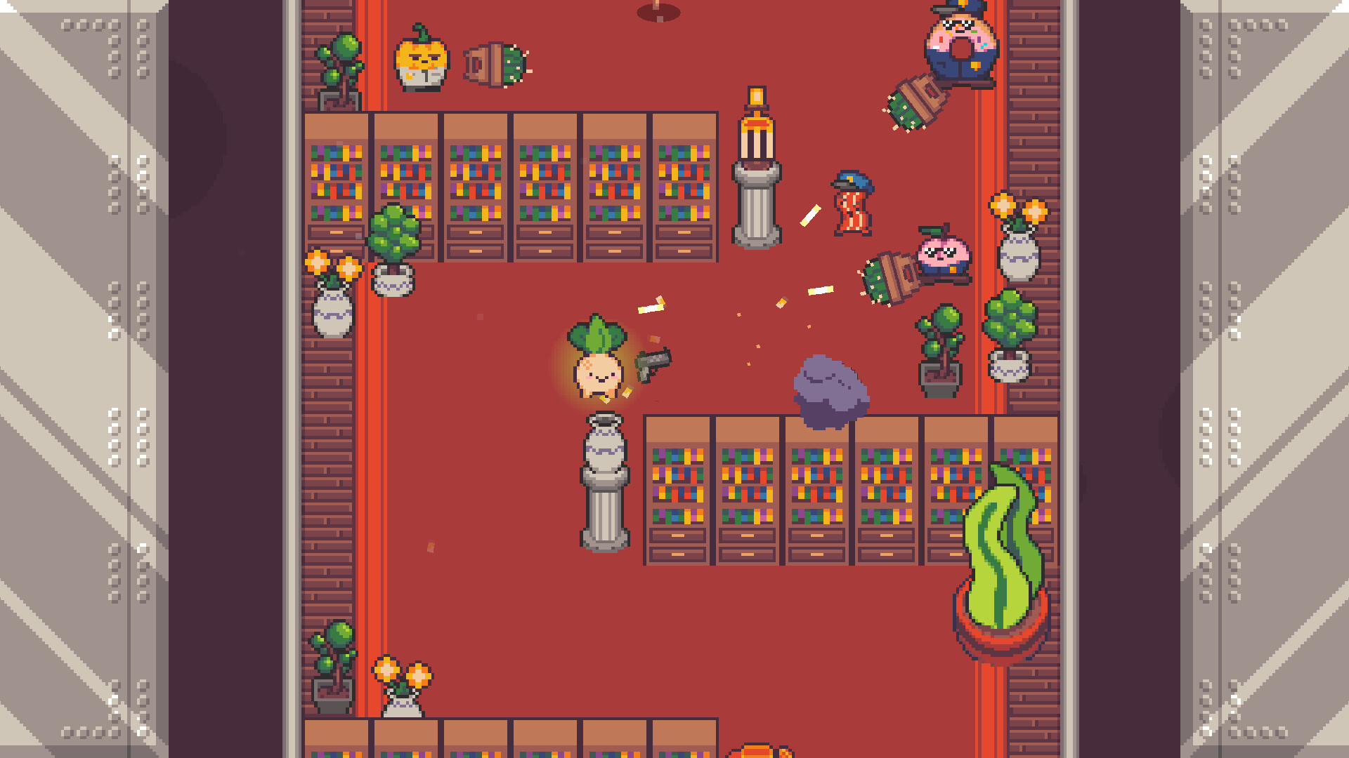 Скриншот из игры Turnip Boy Robs a Bank - 21