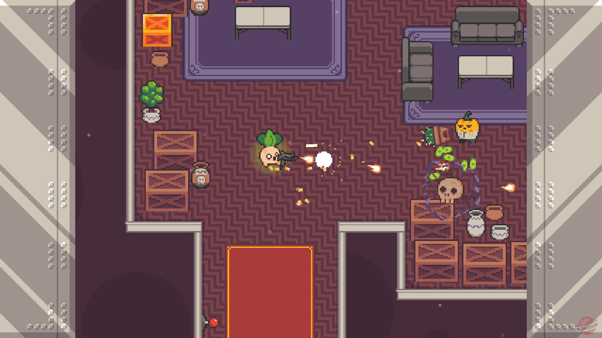 Скриншот из игры Turnip Boy Robs a Bank - 11