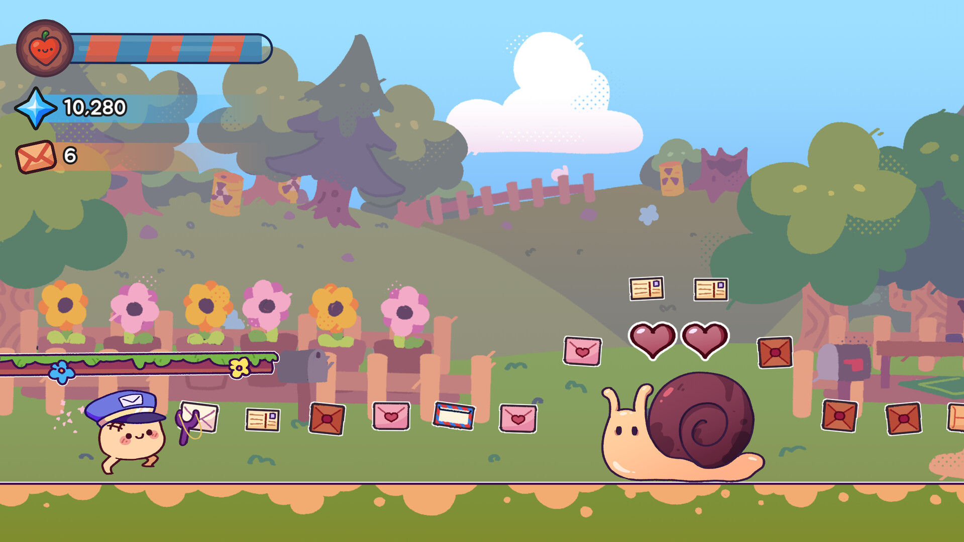 Скриншот из игры Turnip Boy Steals the Mail - 10